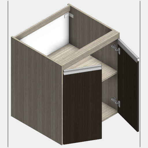 MBC_013-01_GABINETE INFERIOR 02 PORTAS COM BASE INTERNA. - Imagem 2