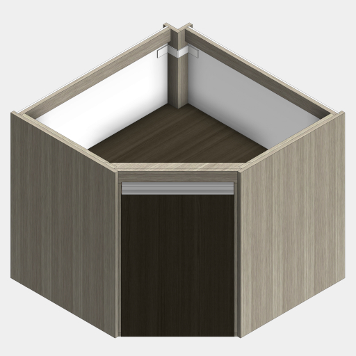 MBC_022-01_GABINETE INFERIOR COM PRATELEIRA CANTO CHANFRADO 01 PORTA.