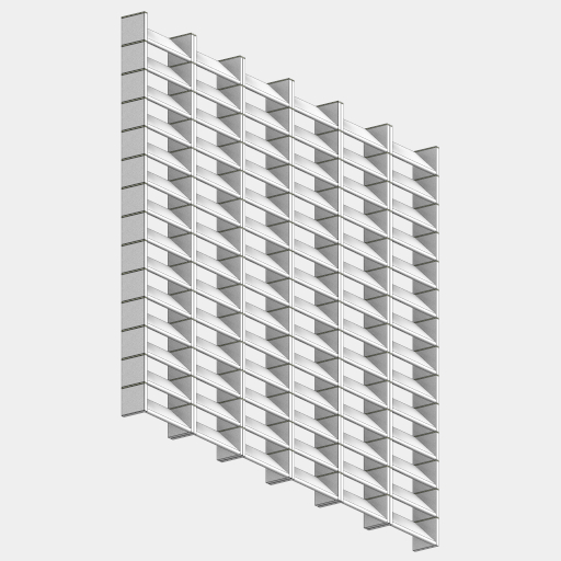 JNL_113_JANELA BLOCO VENTILAÇAO COLUNAS HORIZONTAIS E VERTICAIS. - Imagem 2