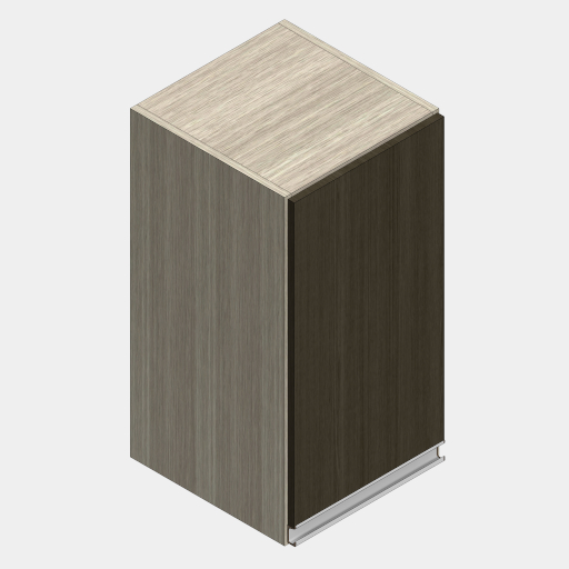 MBC_100-01_GABINETE SUPERIOR COM PRATELEIRA 01 PORTA.