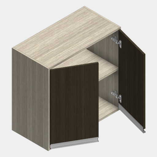 MBC_101-01_GABINETE SUPERIOR COM PRATELEIRA 02 PORTAS. - Imagem 2