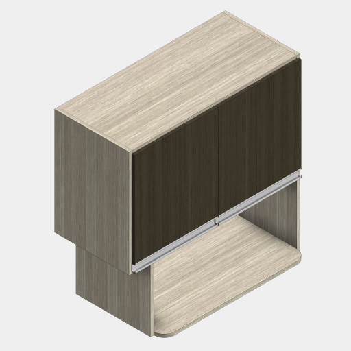 MBC_113-01_GABINETE SUPERIOR COM PRATELEIRA 02 PORTAS DE GIRO.