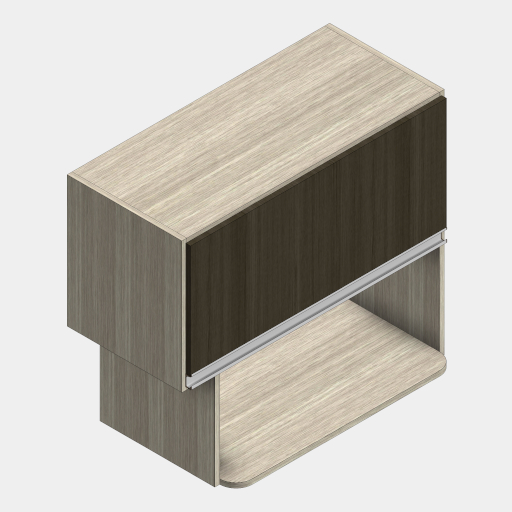 MBC_114-01_GABINETE SUPERIOR NICHO INFERIOR 01 PORTA BASCULANTE.