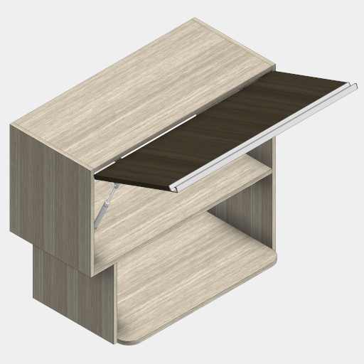 MBC_114-01_GABINETE SUPERIOR NICHO INFERIOR 01 PORTA BASCULANTE.
