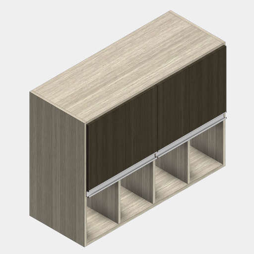 MBC_117-01_GABINETE SUPERIOR COM ADEGA INFERIOR 2 PORTAS DE GIRO.