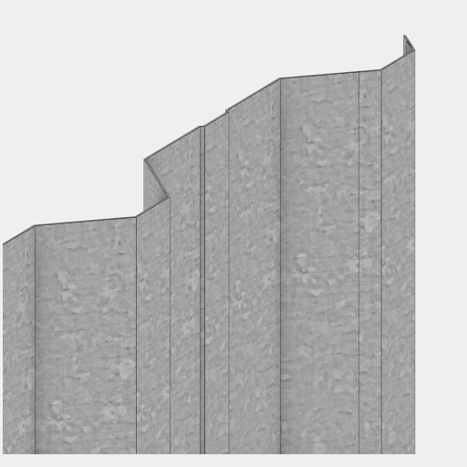 TMT_001_TELHA METALICA TRAPEZOIDAL VERTICAL (LARGURA MÁX. 20.473m). - Imagem 2